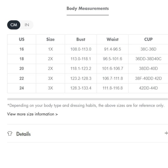 Berlook Contrast Trim Plus Size Bikini Top ONLY 56 - Picture 10 of 10